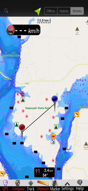 Fort Gibson Lake GPS Charts(圖3)-速報App