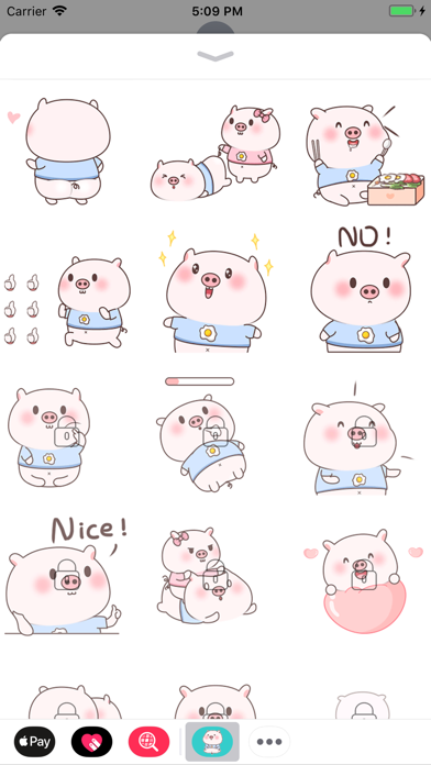 Smiley Pig Animated Stickers screenshot 4