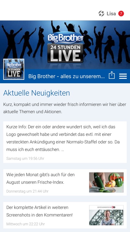 Big Brother - Lieblingsformat