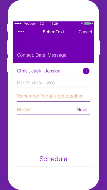 SchedText: SMS Scheduler