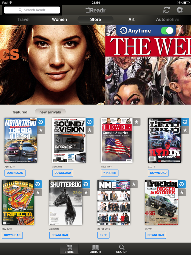 ‎Readr - 10K Magazine Newsstand Screenshot