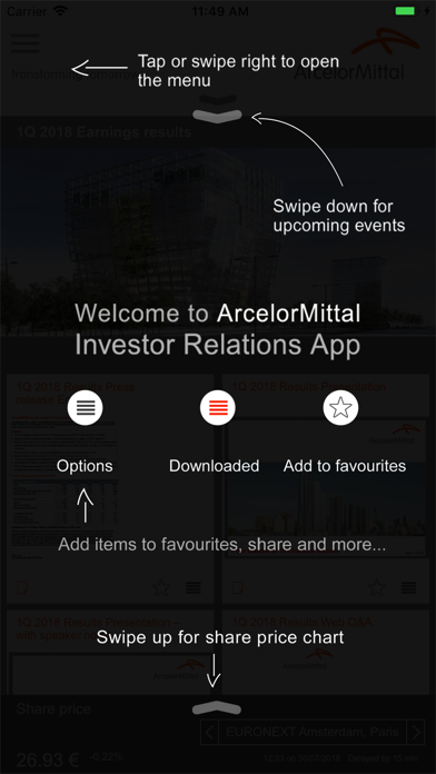 How to cancel & delete ArcelorMittal IR app from iphone & ipad 4