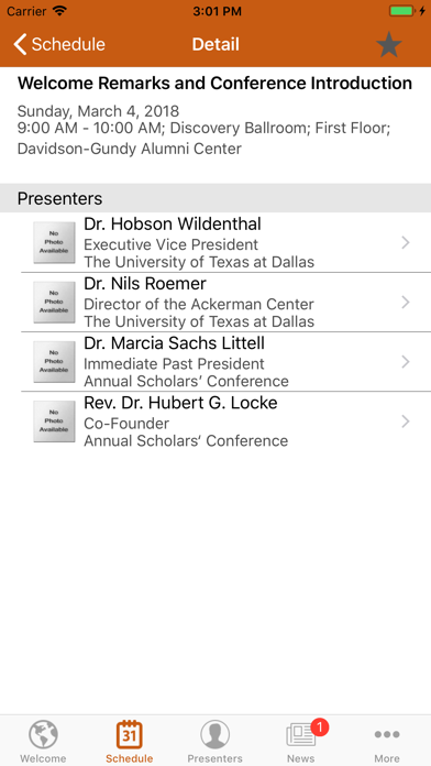 UTDallas ASC 2020 Conference screenshot 3