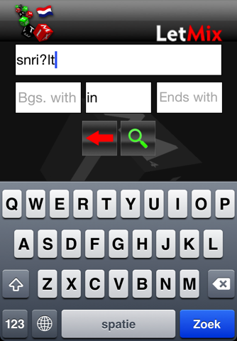 LetMix for Wordfeud (Dutch) - náhled