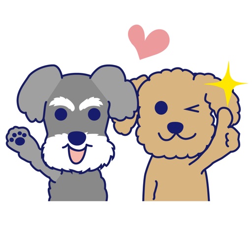 Schnauzer and Toypoodle Stickers