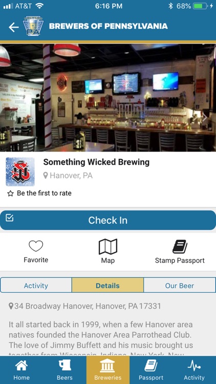 Brewers of PA Craft Beer App