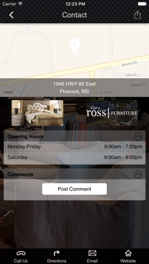 Ross Furniture On The Screenshots