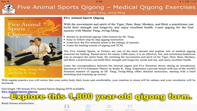 Five Animals Qigong (YMAA) screenshot 2