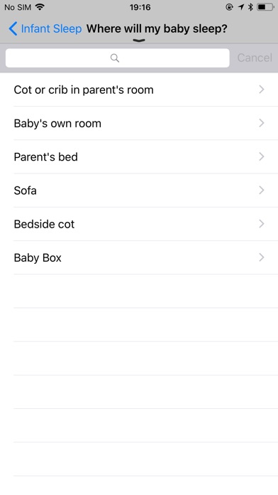 Infant Sleep Info screenshot 2