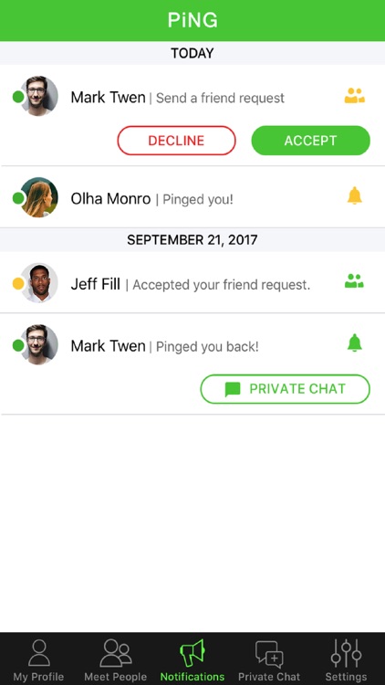 Ping Social App screenshot-4