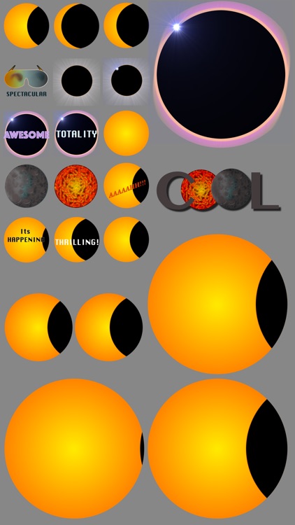 Solar Eclipse Stickers