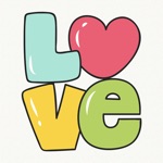 Doodle Valentines Day Sticker