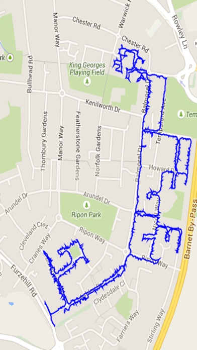 GPS Logger Tracking on Map screenshot 2
