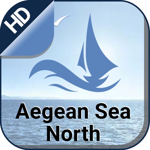Aegean Sea North offline nautical fishing charts