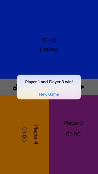 Four Player Chess Clock screenshot 2