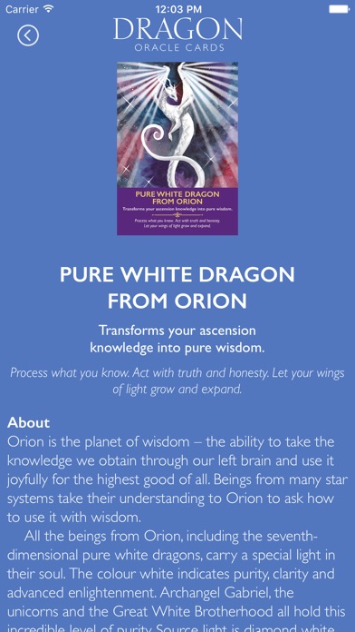 Dragon Oracle Cards screenshot 4