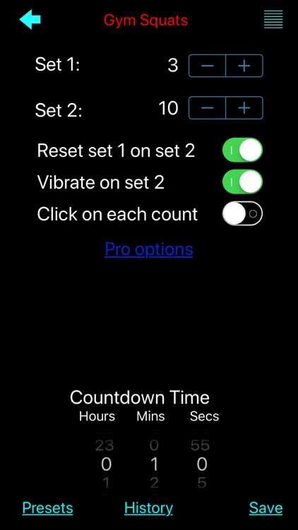 Tap Counter with sets Pro