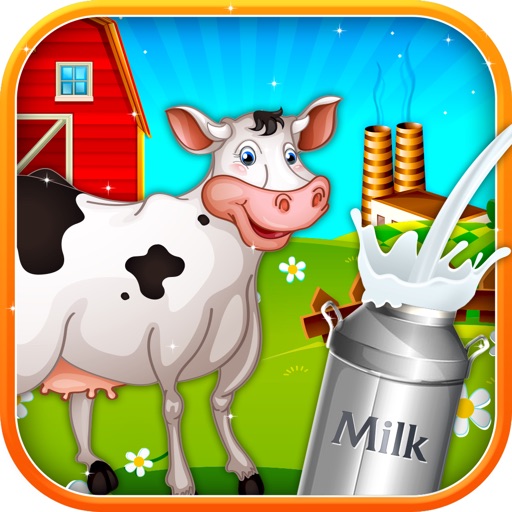 Cow Farm Milk Factory - Milk Maker Icon