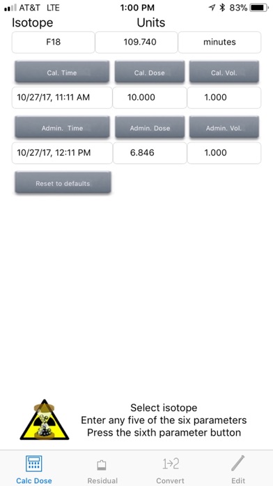 DoseCalc Screenshot 1