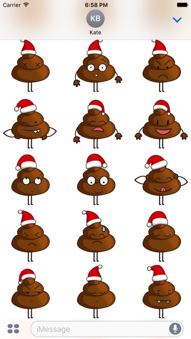 Christmas Poo Stickers screenshot 2