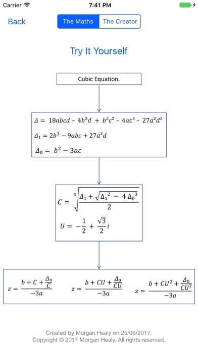 Cubic Equation Root Calculator screenshot 4