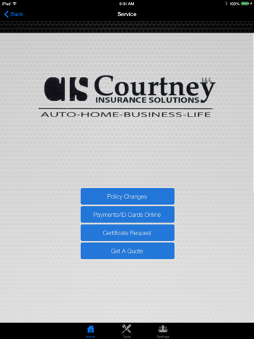 Courtney Insurance SolutionsHD screenshot 2