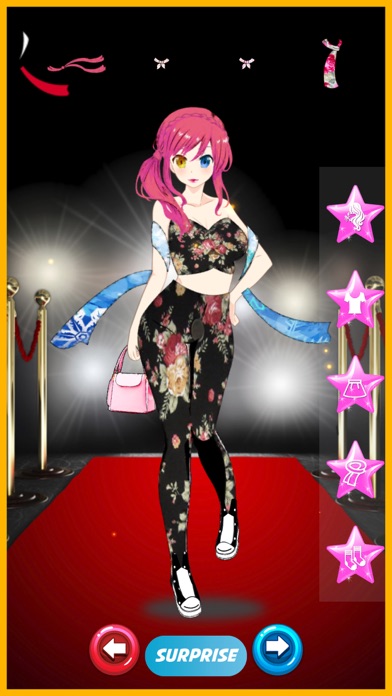 ドレスアップサロン - アニメファッション美しい screenshot 2