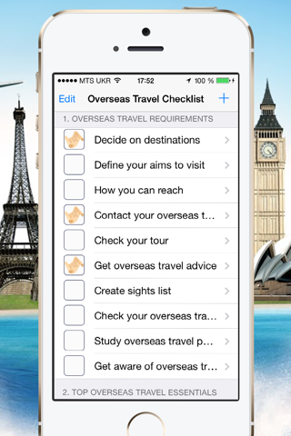 Overseas Travel Checklist screenshot 2