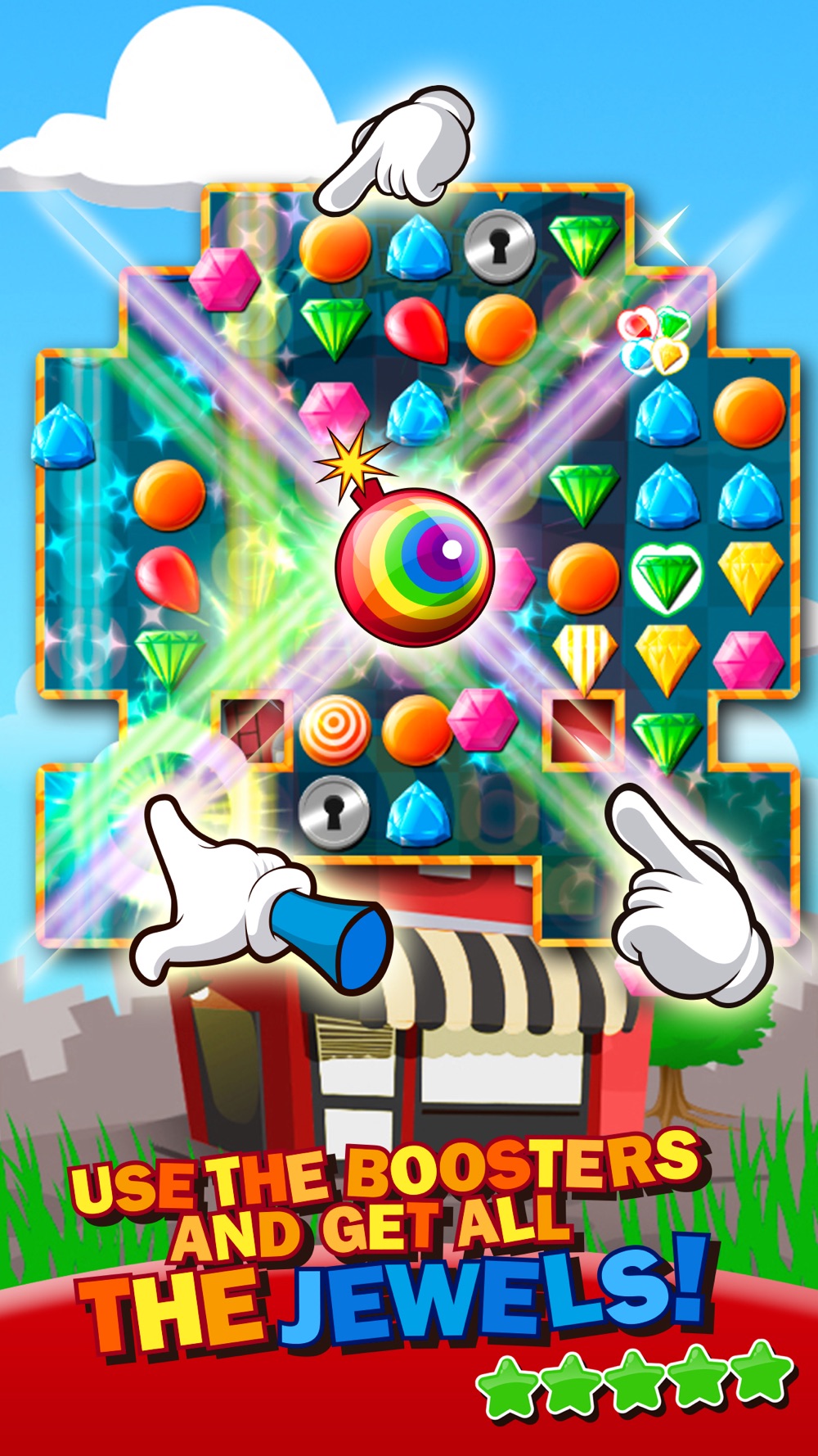 Cartoon Racoon Match 3 HD hack tool