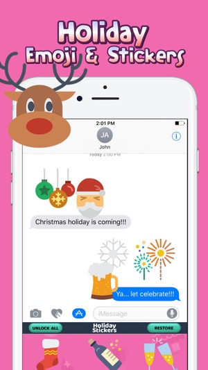 Holiday Emoji & Stickers(圖2)-速報App