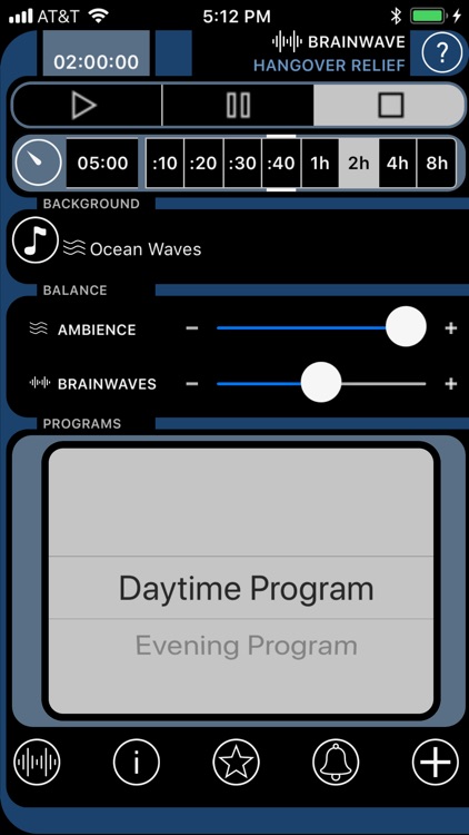BrainWave Binaural Hangover Relief w/ Ambience