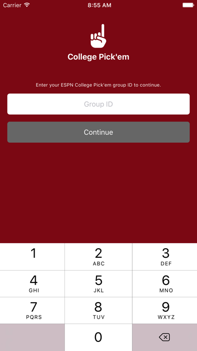 How to cancel & delete CAPS College Football Pick 'em from iphone & ipad 1