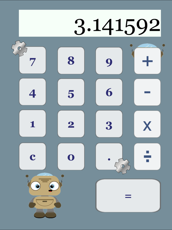 Kids Robot Calculator
