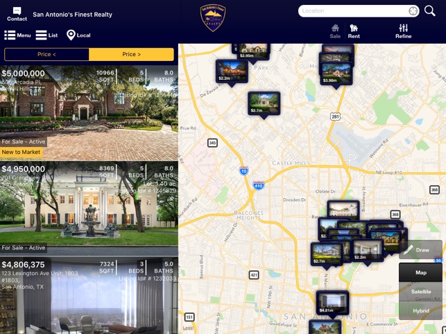 San Antonio's Finest Realty for iPad