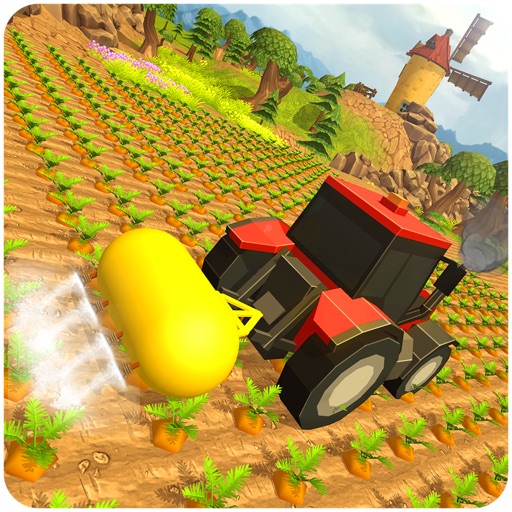 Block Farming Tractor Sim