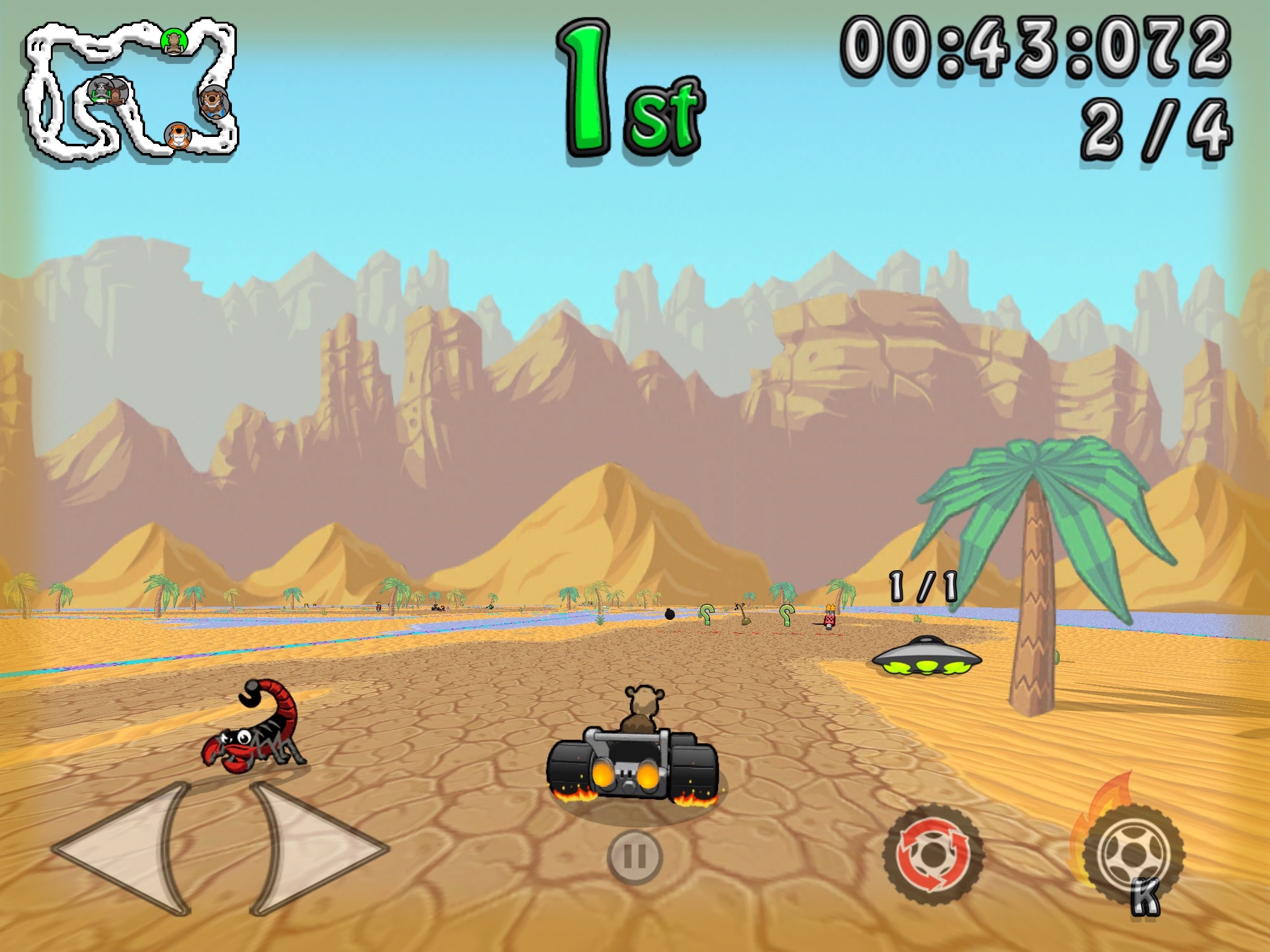 Wacky Wheels HD Kart Racing screenshot 3