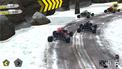 Buggy Car Snow Downhill Racing screenshot 1