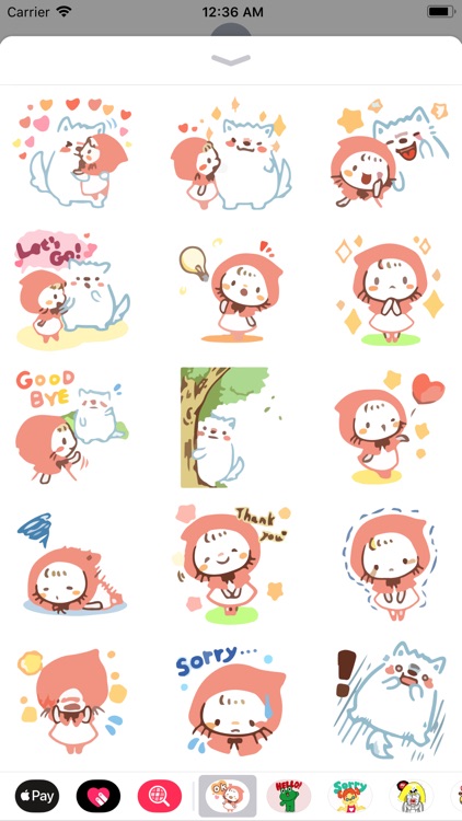 Ami Cute Emotes Sticker Pack