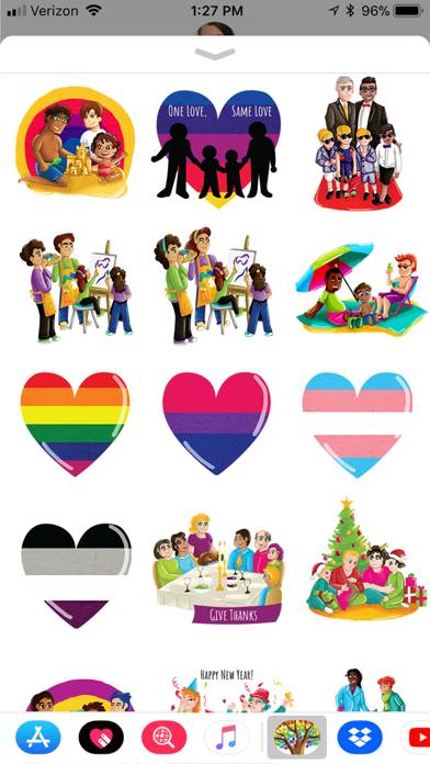 Rainbow Tree Stickers screenshot 3