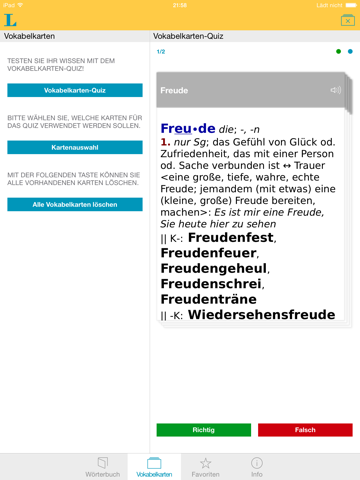 DaF Wörterbuch Deutsch-Deutsch screenshot 3