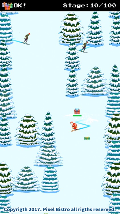 Santa Ski vs Zombies Ski screenshot-4