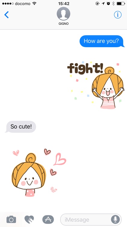 Cute girly stickers
