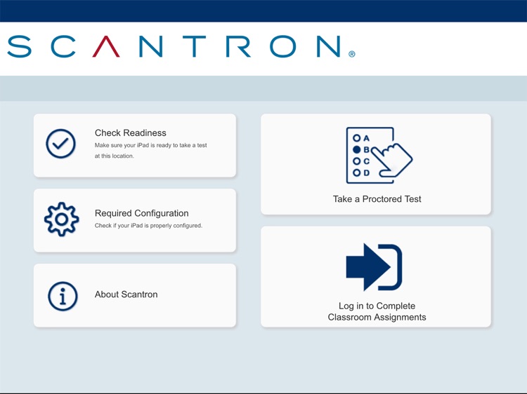 Scantron Secure Testing by Testing Systems (ITS)