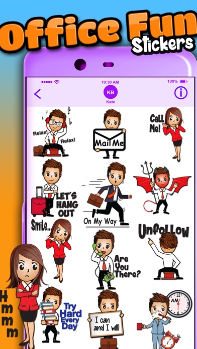 Office Fun Stickers screenshot 3