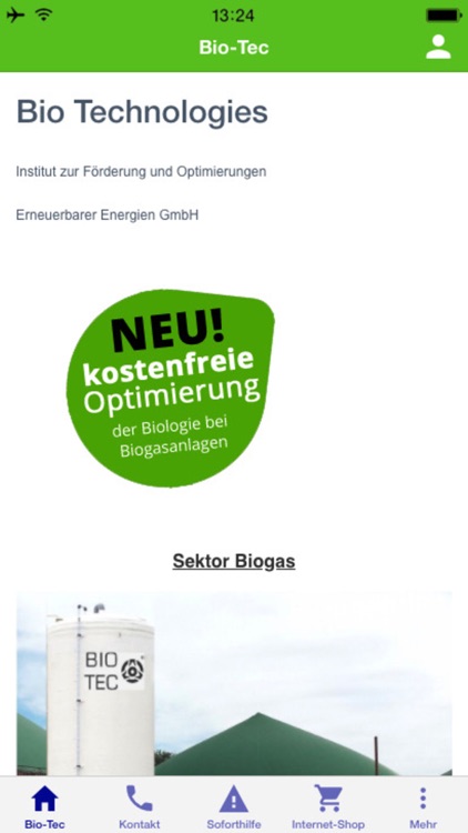 1. Biogas Hilfe Notfall App