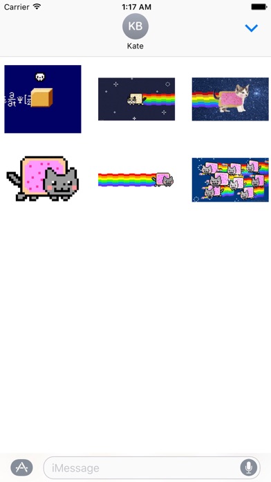 Animated Cute Nyan Cat Sticker screenshot 3