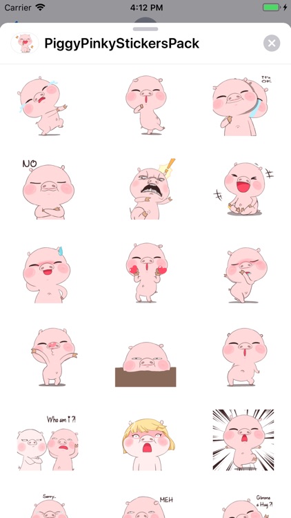 Piggy Pinky Stickers Pack