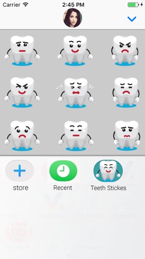 Teeth Cartoon Animated Sticker(圖4)-速報App