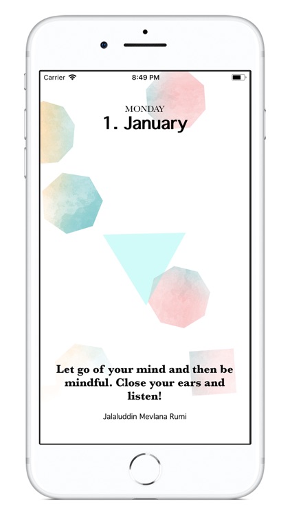 Mindfulness Calendar 2018