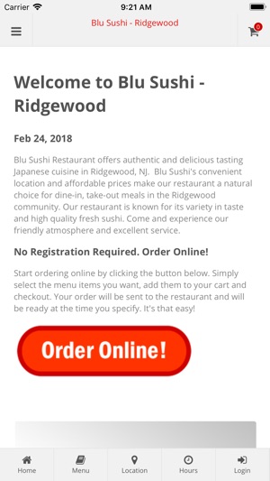 Blu Sushi Ridgewood(圖1)-速報App